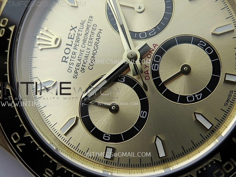 Daytona 126518 Gain Weight APSF 1:1 Best Edition Gold Dial Sticks Markers on Oysterflex Strap SH4131