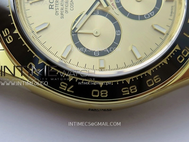 Daytona 126518 Gain Weight APSF 1:1 Best Edition Gold Dial Sticks Markers on Oysterflex Strap SH4131