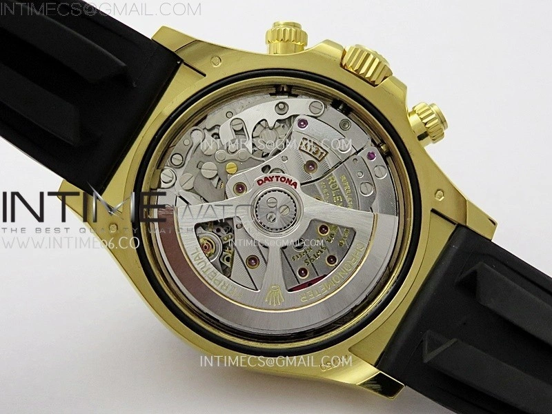Daytona 126518 Gain Weight APSF 1:1 Best Edition Gold Dial Sticks Markers on Oysterflex Strap SH4131