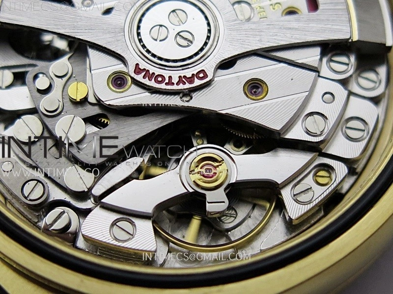 Daytona 126518 Gain Weight APSF 1:1 Best Edition Gold Dial Sticks Markers on Oysterflex Strap SH4131