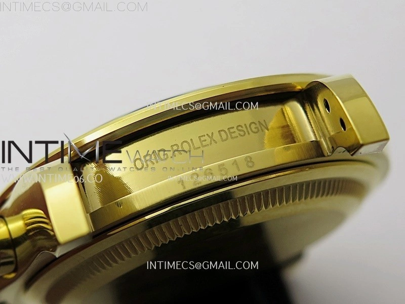 Daytona 126518 Gain Weight APSF 1:1 Best Edition Gold Dial Sticks Markers on Oysterflex Strap SH4131