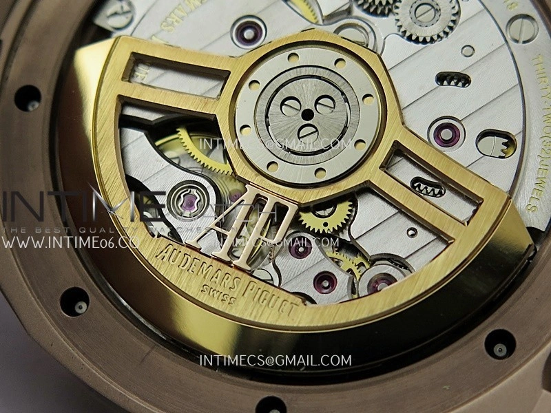 Royal Oak 41mm 15510 Gain Weight DDF 1:1 Best Edition Black Dial On Black Leather Strap Super Clone DD4302