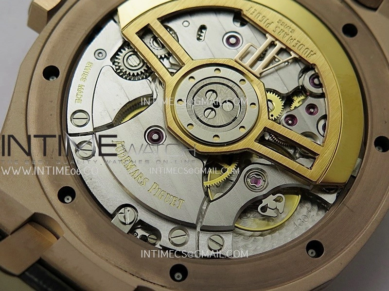 Royal Oak 41mm 15510 Gain Weight DDF 1:1 Best Edition Black Dial On Black Leather Strap Super Clone DD4302