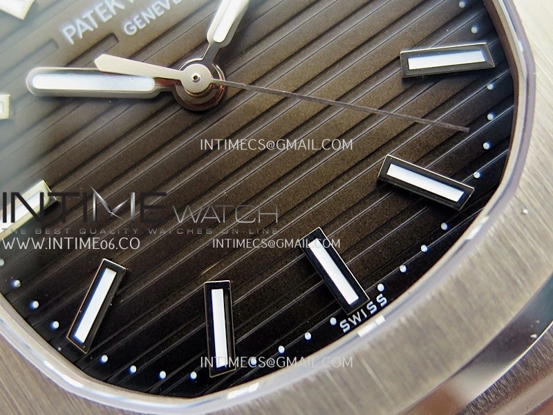 Nautilus 5711 Gain Weight DDF 1:1 Best Edition Brown Textured Dial On RG Bracelet Super Clone DD324