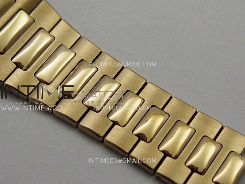 Nautilus 5711 Gain Weight DDF 1:1 Best Edition Brown Textured Dial On RG Bracelet Super Clone DD324