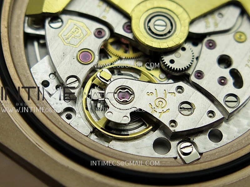 Nautilus 5711 Gain Weight DDF 1:1 Best Edition Brown Textured Dial On RG Bracelet Super Clone DD324