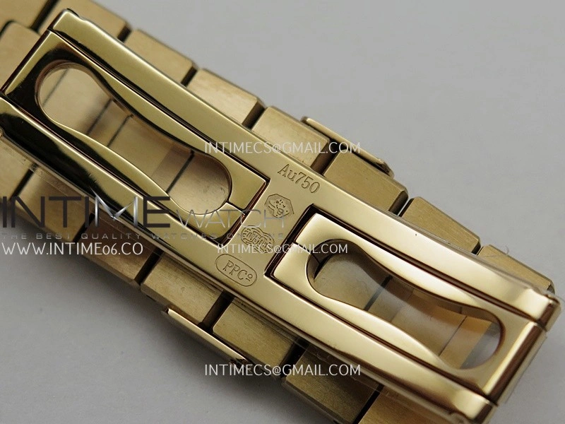 Nautilus 5711 Gain Weight DDF 1:1 Best Edition White Textured Dial On RG Bracelet Super Clone DD324