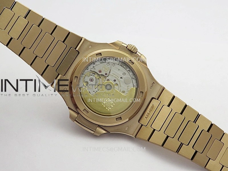 Nautilus 5711 Gain Weight DDF 1:1 Best Edition White Textured Dial On RG Bracelet Super Clone DD324