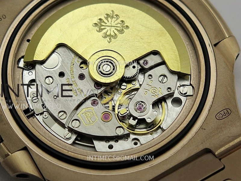 Nautilus 5711 Gain Weight DDF 1:1 Best Edition White Textured Dial On RG Bracelet Super Clone DD324
