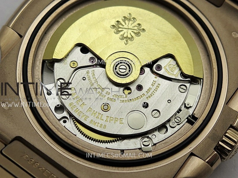 Nautilus 5711 Gain Weight DDF 1:1 Best Edition White Textured Dial On RG Bracelet Super Clone DD324