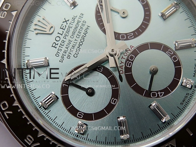 Daytona 126506 Gain Weight QF 1:1 Best Edition Ice Blue Dial T Diamond Markers on Bracelet SH4131 V6