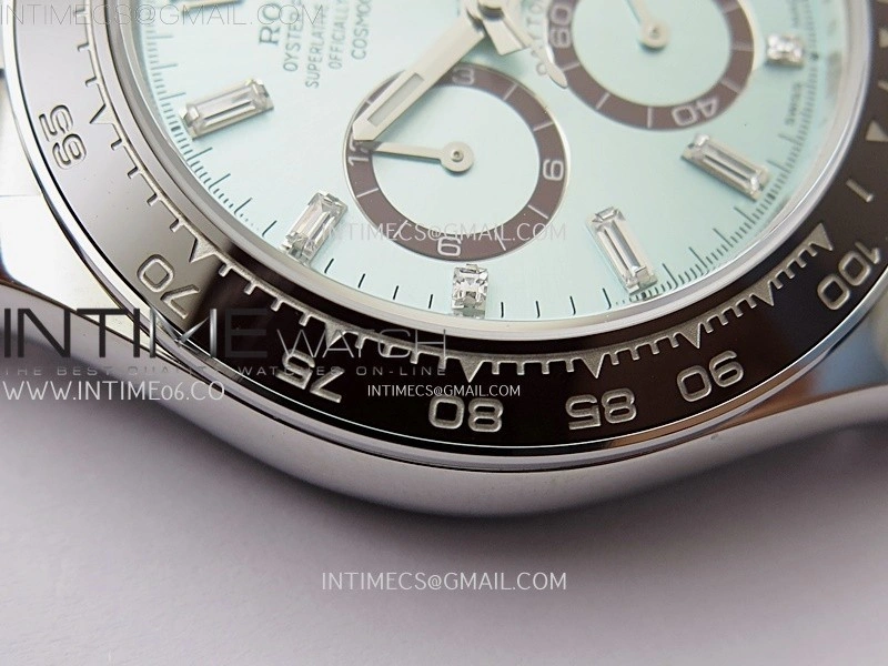 Daytona 126506 Gain Weight QF 1:1 Best Edition Ice Blue Dial T Diamond Markers on Bracelet SH4131 V6