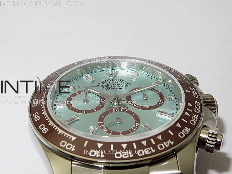 Daytona 126506 Gain Weight QF 1:1 Best Edition Ice Blue Dial T Diamond Markers on Bracelet SH4131 V6