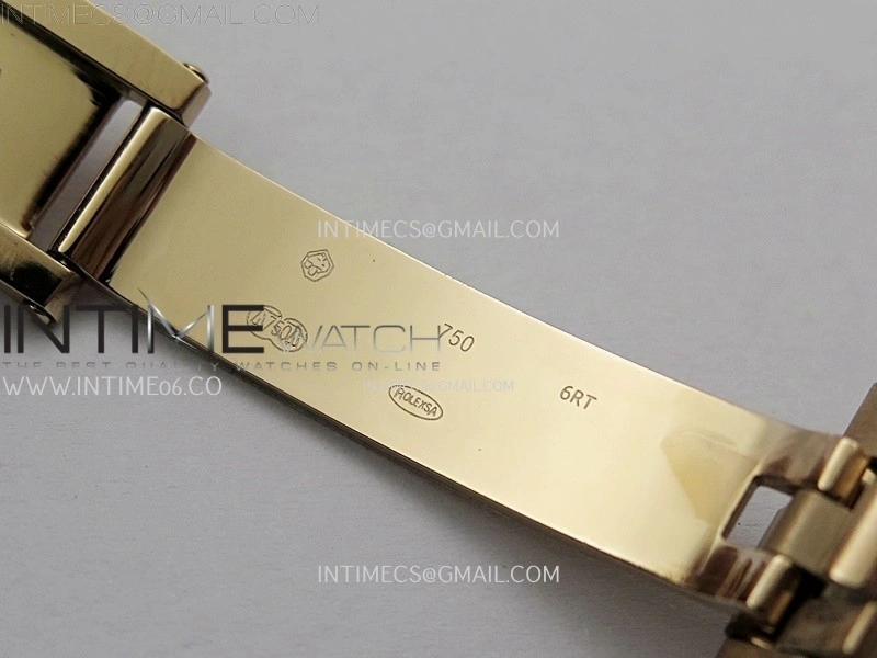 Day Date 128235 Gain Weight RG QF 1:1 Best Edition Gray Dial Diamond Markers on RG President Bracelet