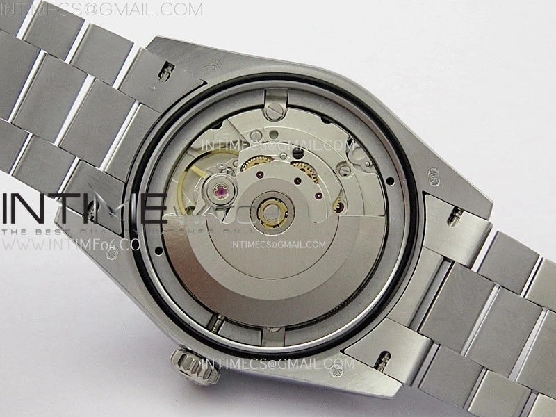 Day Date 128239 Gain Weight SS QF 1:1 Best Edition Gray Dial Diamond Markers on SS President Bracelet