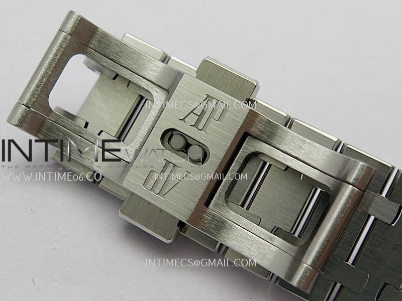 Royal Oak Chrono 26240 Frosted SS Gain Weight V2 DDF 1:1 Best Edition Black Dial Frosted SS Bracelet Super Clone DD4401