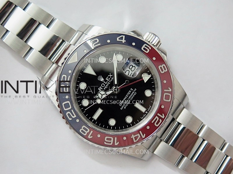 GMT Master II 126719 BLRO Gain Weight V4 Gold Factory 1:1 Best Edition Black Dial On Oyster Bracelet SH3285 CHS