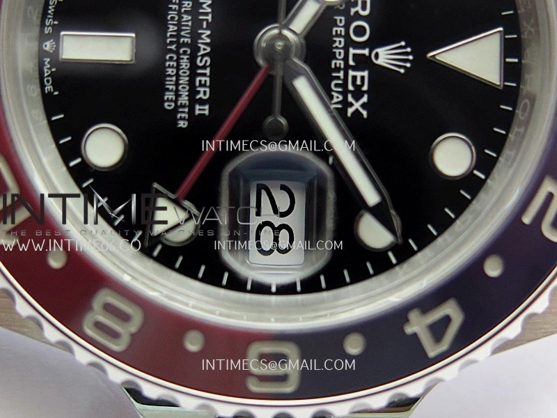 GMT Master II 126719 BLRO Gain Weight V4 Gold Factory 1:1 Best Edition Black Dial On Oyster Bracelet SH3285 CHS