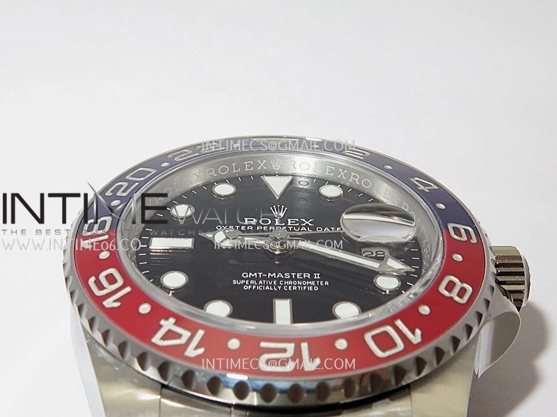 GMT Master II 126719 BLRO Gain Weight V4 Gold Factory 1:1 Best Edition Black Dial On Oyster Bracelet SH3285 CHS