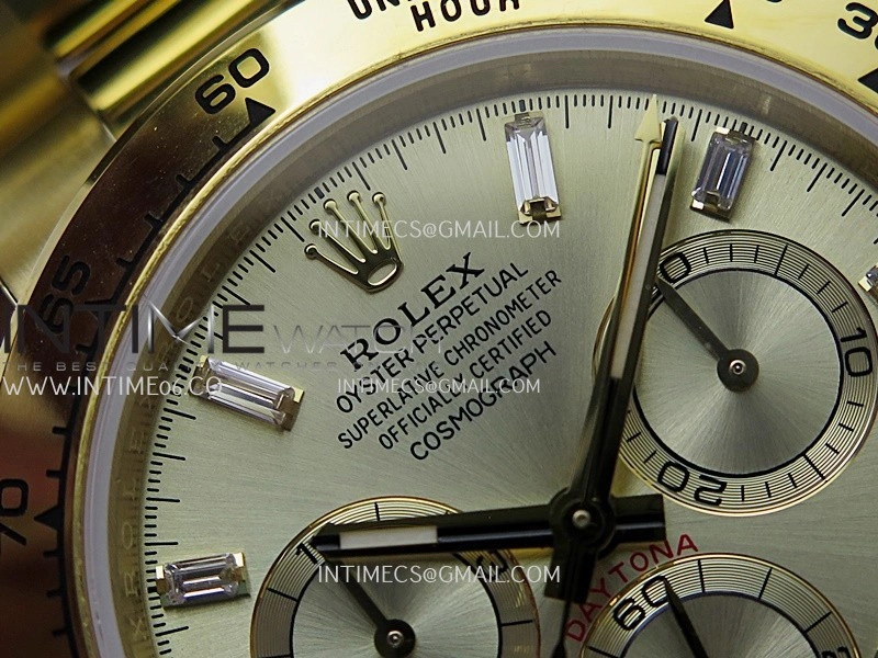 Daytona 126508 Gain Weight YG QF 1:1 Best Edition YG Dial T Crystal Markers On YG Bracelet SH4131 V6