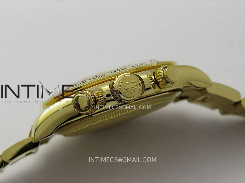 Daytona 126508 Gain Weight YG QF 1:1 Best Edition YG Dial T Crystal Markers On YG Bracelet SH4131 V6