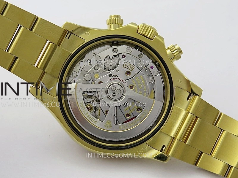 Daytona 126508 Gain Weight YG QF 1:1 Best Edition YG Dial T Crystal Markers On YG Bracelet SH4131 V6