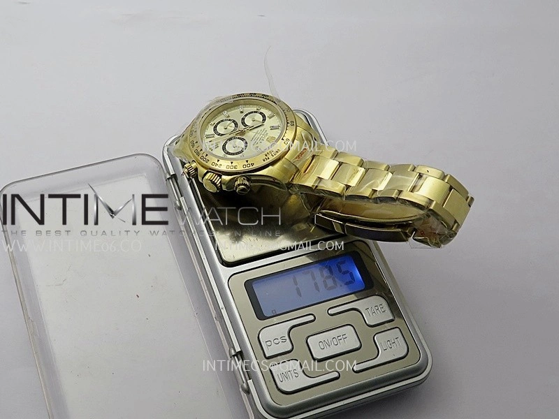 Daytona 126508 Gain Weight YG QF 1:1 Best Edition YG Dial T Crystal Markers On YG Bracelet SH4131 V6