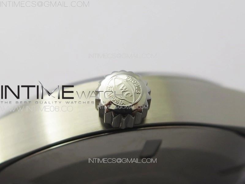 Mark XX IW328201 SS M+F 1:1 Best Edition Black Dial on Brown Leather Strap MIYOTA 9015