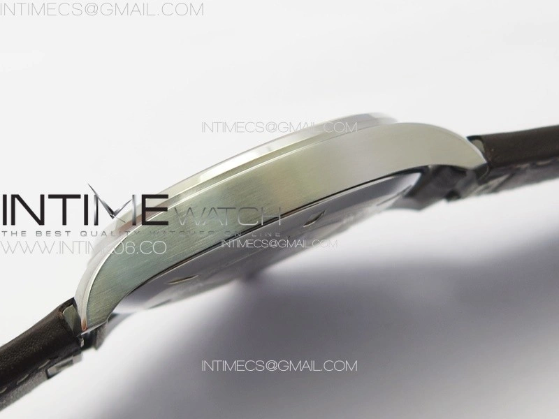 Mark XX IW328201 SS M+F 1:1 Best Edition Black Dial on Brown Leather Strap MIYOTA 9015
