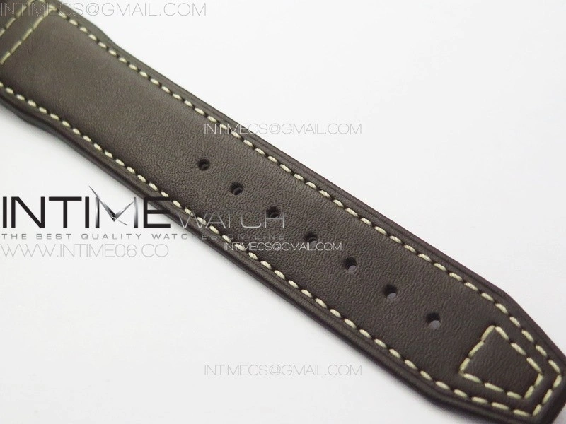 Mark XX IW328201 SS M+F 1:1 Best Edition Black Dial on Brown Leather Strap MIYOTA 9015