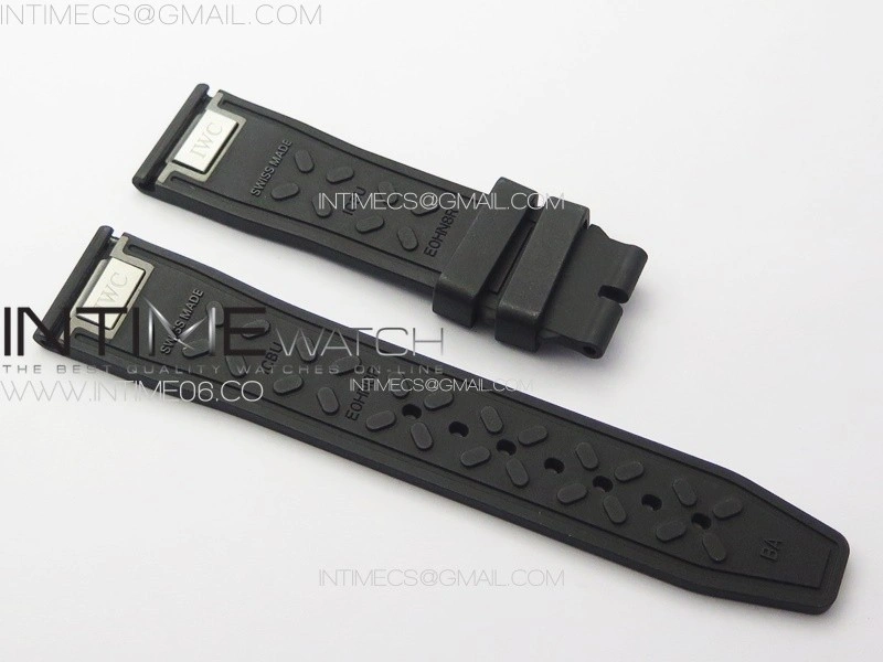 Mark XX IW328201 SS M+F 1:1 Best Edition Black Dial on Brown Leather Strap MIYOTA 9015