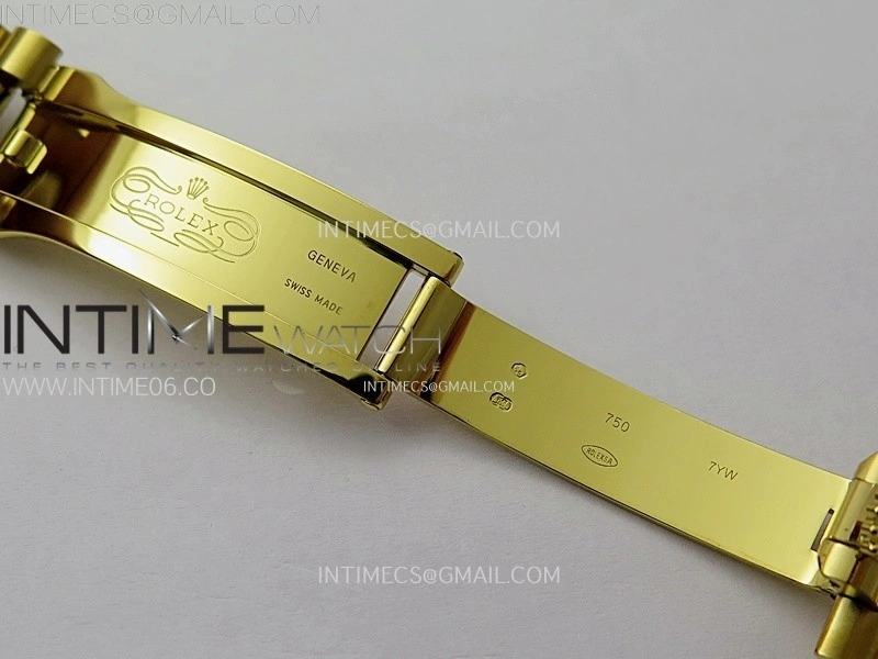 Day Date 228238 40mm 904L YG 1:1 AR+F Best Edition Gold Dial Sticks Markers on YG President Bracelet SA3255