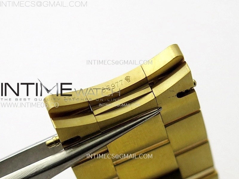 Day Date 228238 40mm 904L YG 1:1 AR+F Best Edition Green Dial Roman Markers on YG President Bracelet SA3255