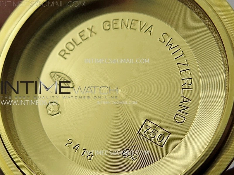 Day Date 228238 40mm 904L YG 1:1 AR+F Best Edition Green Dial Roman Markers on YG President Bracelet SA3255