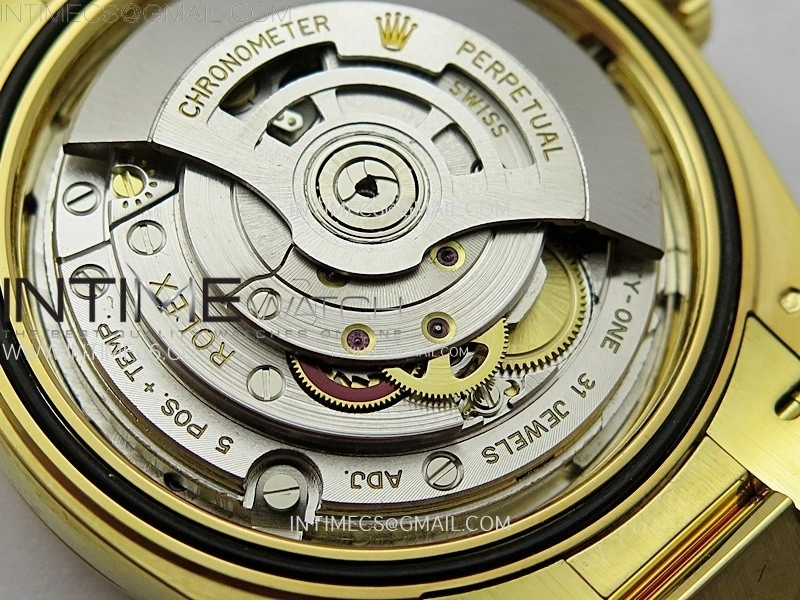 Day Date 228238 40mm 904L YG 1:1 AR+F Best Edition Green Dial Roman Markers on YG President Bracelet SA3255