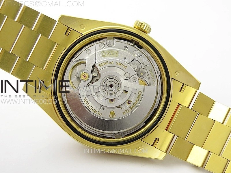 Day Date 228238 40mm 904L YG 1:1 AR+F Best Edition White Dial Roman Markers on YG President Bracelet SA3255