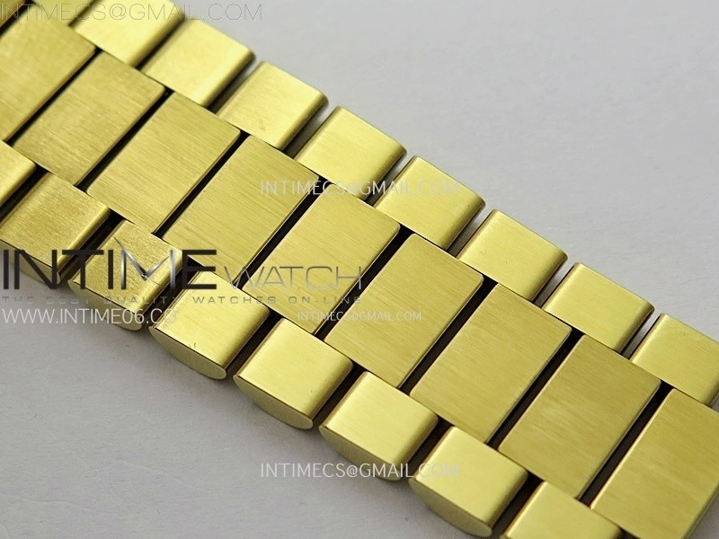 Day Date 228238 40mm 904L YG 1:1 AR+F Best Edition White Dial Roman Markers on YG President Bracelet SA3255