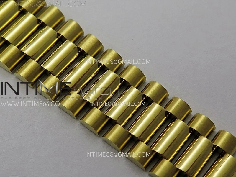 Day Date 228238 40mm YG KF 1:1 Best Edition Silver Dial Roman Markers On RG President Bracelet SA3255