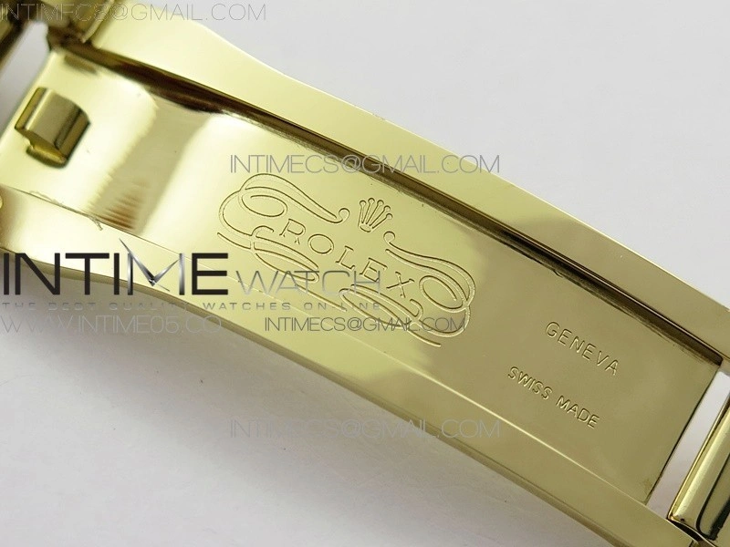 Day-Date 36 128235 YG Crystal BP Best Edition YG Crystal Marker Dial on YG President Bracelet A2836