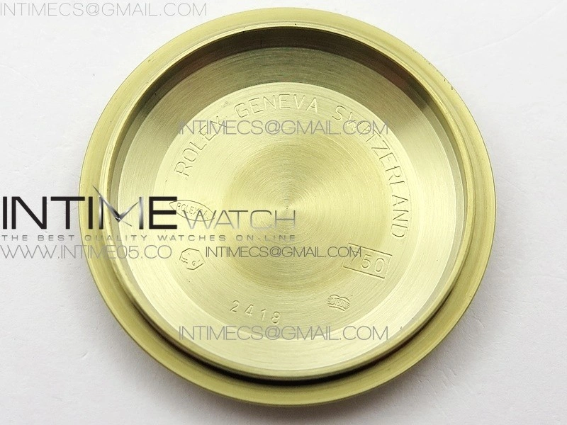 Day-Date 36 128235 YG Crystal BP Best Edition YG Crystal Marker Dial on YG President Bracelet A2836