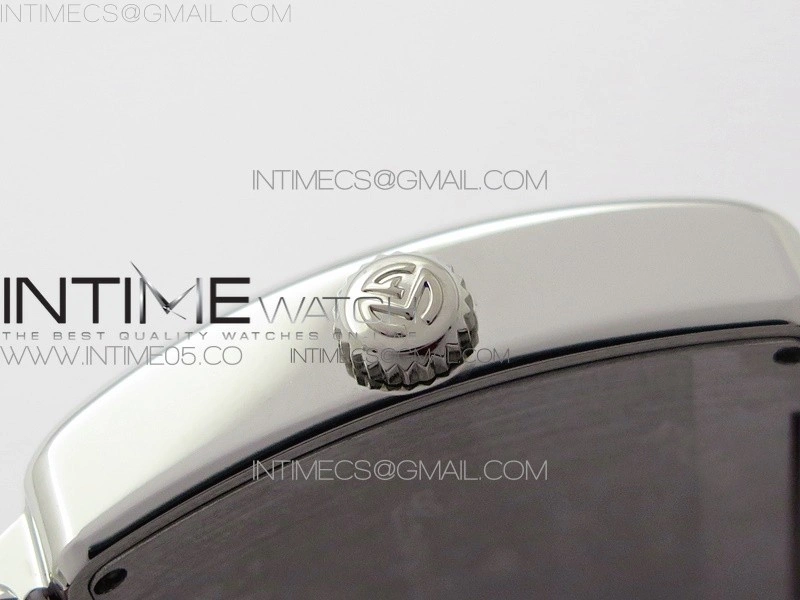 Master Square SS Ladies ZF 1:1 Best Edition White Colorful Arabic Dial on Red Leather Strap Ronda Quartz
