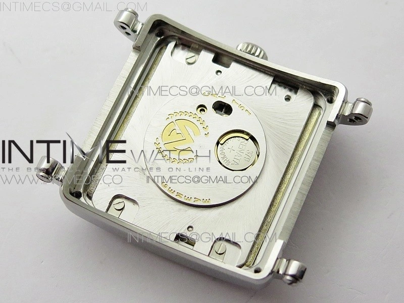 Master Square SS Ladies ZF 1:1 Best Edition White Colorful Arabic Dial on Red Leather Strap Ronda Quartz