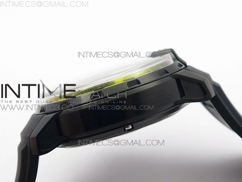 HTY DLC CYF white dial black Crown On Black Rubber Strap Asian movement like to HTY Cal.101