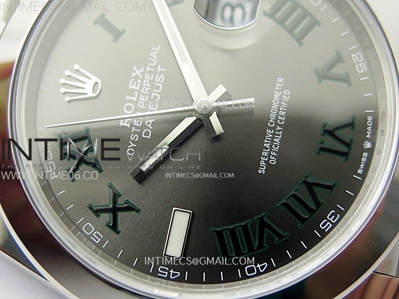 DateJust 41 126300 904L SS VSF 1:1 Best Edition Gray Dial Roman Markers on Jubilee Bracelet VS3235
