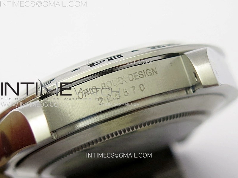Explorer II 42mm 226570 Black 904L SS V2 GMF 1:1 Best Edition White Dial on Bracelet Super Clone SH3285