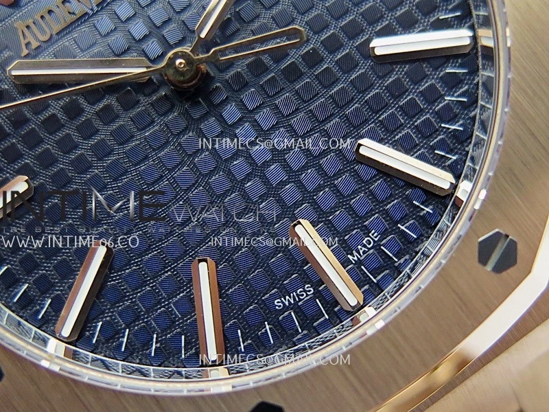 Royal Oak 15510 Gain Weight RG DDF 1:1 Best Edition Blue Dial On RG Bracelet Super Clone DD4302