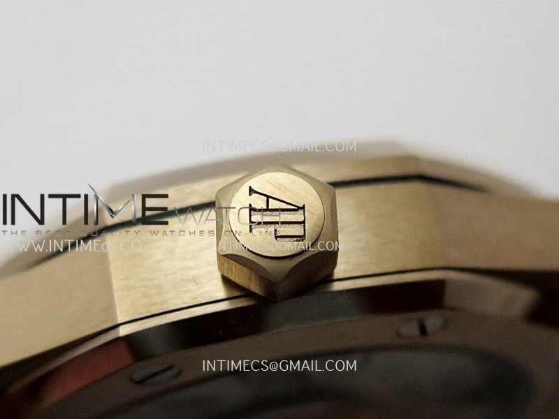 Royal Oak 15510 Gain Weight RG DDF 1:1 Best Edition Blue Dial On RG Bracelet Super Clone DD4302