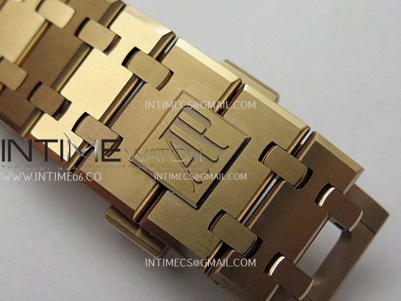 Royal Oak 15510 Gain Weight RG DDF 1:1 Best Edition Blue Dial On RG Bracelet Super Clone DD4302