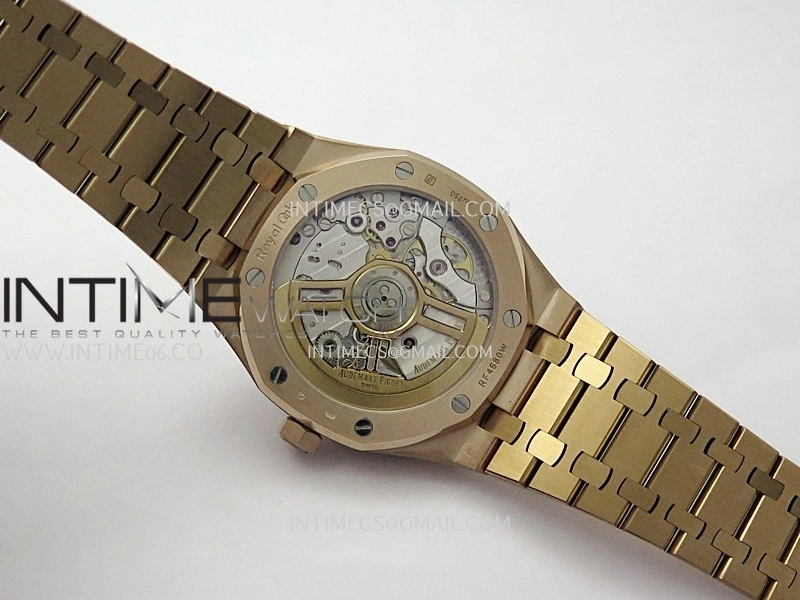 Royal Oak 15510 Gain Weight RG DDF 1:1 Best Edition Blue Dial On RG Bracelet Super Clone DD4302