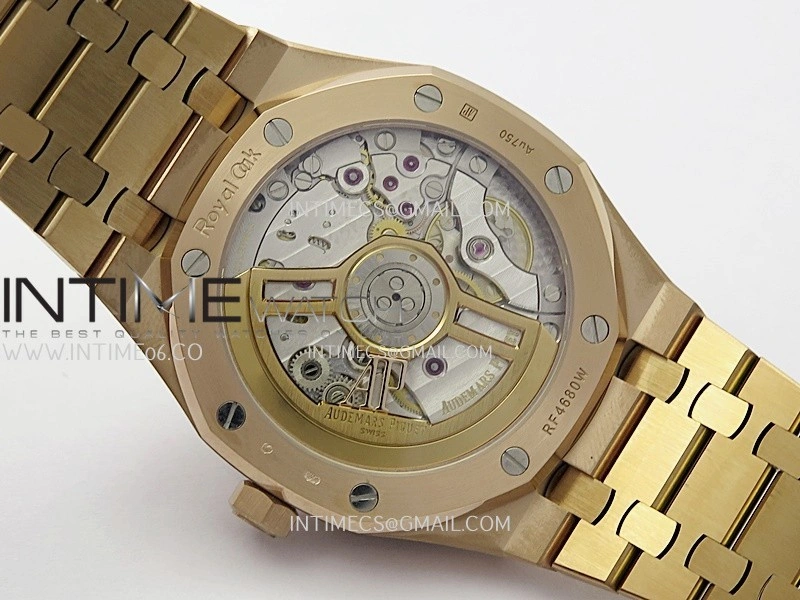 Royal Oak 15510 Gain Weight RG DDF 1:1 Best Edition Blue Dial On RG Bracelet Super Clone DD4302